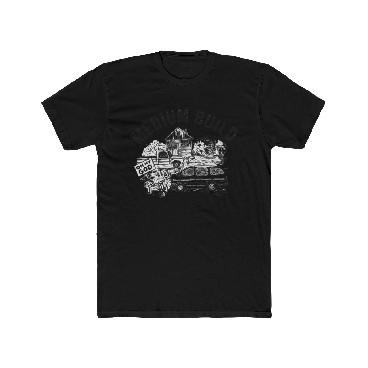Oh My God T Shirt | Medium Build - alternate angle 4, merchandise